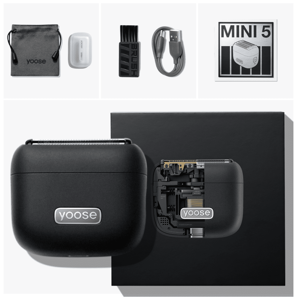 yoose Portable Alloy Electric Shaver/Electric Razor MINI 5 - yoose EU