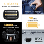 yoose Portable Alloy Electric Shaver/Electric Razor MINI 5 - yoose EU