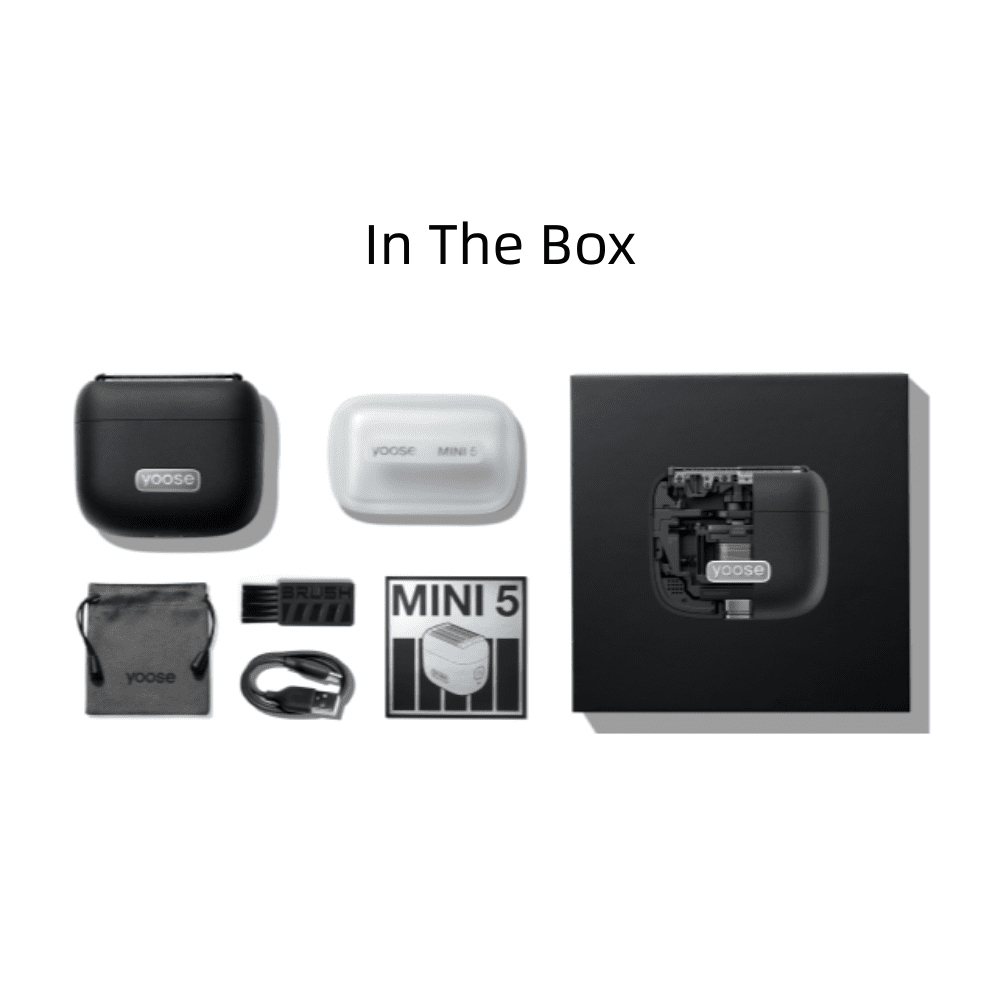 yoose Portable Alloy Electric Shaver/Electric Razor MINI 5 - yoose EU